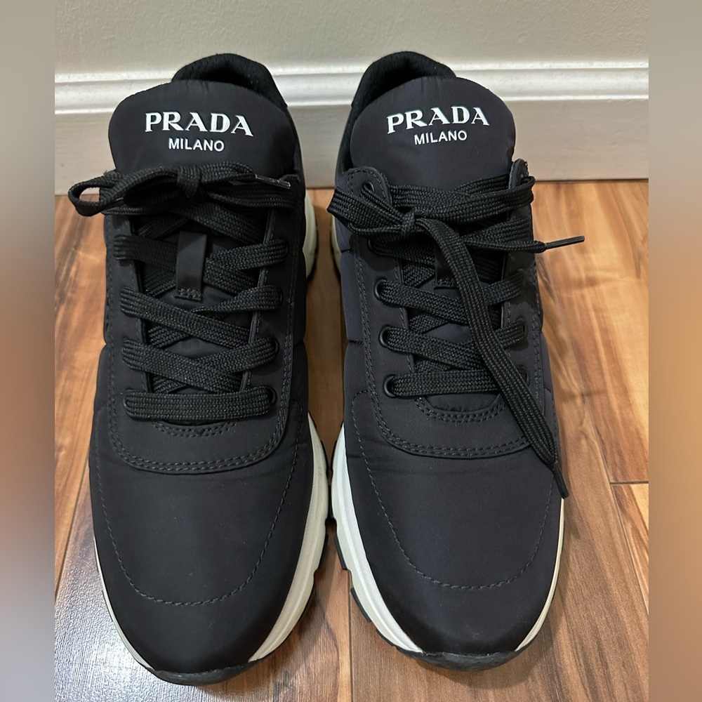 Prada Mens Nylon Trainers - Preowned- like new w/ boxs & dust bag